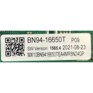 MAIN PARA SMART TV SAMSUNG QLED 4K RESOLUCION (3840 x 260) / NUMERO DE PARTE BN94-16650T / BN41-02844A / BN9416650T / 16650T / BN97-17789A / PANEL CY-QA055HGLV6H / DISPLAY BN96-53697A / BN9653697A / MODELO QN55Q60AAFXZA FI13